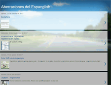 Tablet Screenshot of aberracionesespanglish.blogspot.com