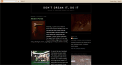 Desktop Screenshot of dontdreamitdoit.blogspot.com