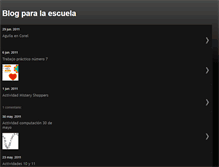 Tablet Screenshot of blogparalaescuela.blogspot.com