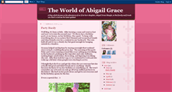 Desktop Screenshot of abigailgracemaugle.blogspot.com