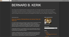 Desktop Screenshot of bernardkerik.blogspot.com