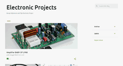 Desktop Screenshot of elecproj.blogspot.com