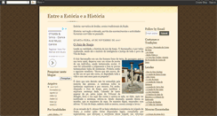 Desktop Screenshot of entreaestoriaeahistoria.blogspot.com