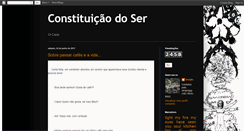 Desktop Screenshot of constituicaodoser.blogspot.com