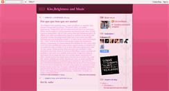 Desktop Screenshot of kissbrightnessmusic.blogspot.com