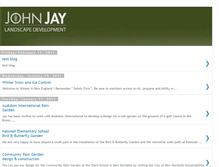 Tablet Screenshot of johnjay-landscape-development.blogspot.com