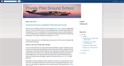 Desktop Screenshot of privatepilotgroundschool.blogspot.com