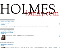 Tablet Screenshot of holmes-family.blogspot.com