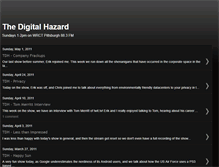 Tablet Screenshot of digitalhazardpodcast.blogspot.com