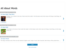 Tablet Screenshot of only4words.blogspot.com