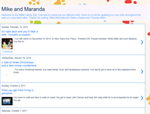 Tablet Screenshot of mikeandmaranda.blogspot.com