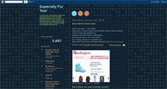 Desktop Screenshot of especiallyjustforyou.blogspot.com