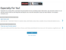 Tablet Screenshot of especiallyjustforyou.blogspot.com