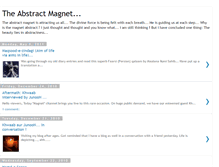 Tablet Screenshot of abstractmagnet.blogspot.com