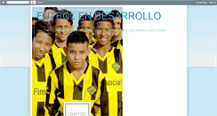 Desktop Screenshot of futbolendesarrollo.blogspot.com