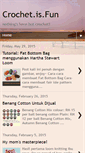 Mobile Screenshot of crochetisfun-amani.blogspot.com