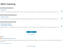 Tablet Screenshot of miloscatering.blogspot.com