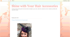 Desktop Screenshot of hairaccessories2.blogspot.com