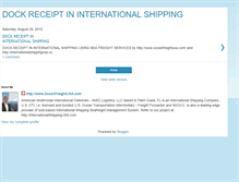 Tablet Screenshot of dock-receipt-international-shipping.blogspot.com