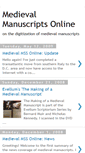 Mobile Screenshot of medieval-manuscripts.blogspot.com