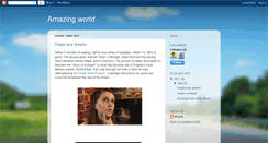 Desktop Screenshot of amzing-world1.blogspot.com