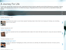 Tablet Screenshot of ajourney4life.blogspot.com