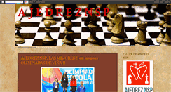 Desktop Screenshot of ajedreznsp.blogspot.com