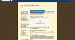 Desktop Screenshot of losrestosdelnaufragioradioz.blogspot.com