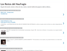 Tablet Screenshot of losrestosdelnaufragioradioz.blogspot.com