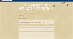 Desktop Screenshot of programmazione-neuro-linguistica-pnl.blogspot.com