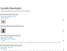 Tablet Screenshot of geraldodownloads.blogspot.com