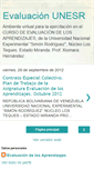 Mobile Screenshot of evaluacionunesr.blogspot.com
