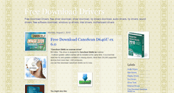 Desktop Screenshot of free-download-drivers-corner.blogspot.com