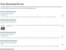 Tablet Screenshot of free-download-drivers-corner.blogspot.com