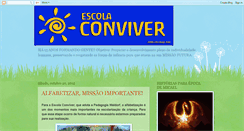 Desktop Screenshot of escola-conviver.blogspot.com