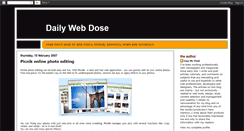 Desktop Screenshot of dailywebdose.blogspot.com