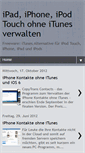 Mobile Screenshot of ipod-ohne-itunes.blogspot.com