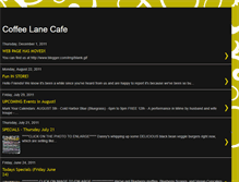 Tablet Screenshot of coffeelanecafe.blogspot.com
