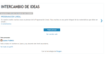 Tablet Screenshot of espaciodeintercambio.blogspot.com