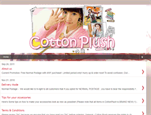 Tablet Screenshot of cottonplush.blogspot.com