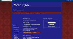 Desktop Screenshot of hotlatestjob.blogspot.com