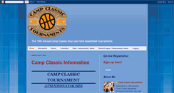 Desktop Screenshot of campclassictournaments.blogspot.com