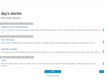Tablet Screenshot of daysstories.blogspot.com