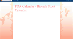 Desktop Screenshot of biotechstockcalendar.blogspot.com