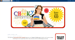 Desktop Screenshot of cheekyadvertising.blogspot.com