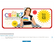 Tablet Screenshot of cheekyadvertising.blogspot.com