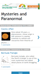 Mobile Screenshot of mysteriesandparanormal.blogspot.com