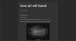 Desktop Screenshot of loveartwilltravel.blogspot.com