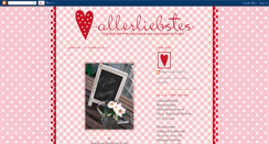 Desktop Screenshot of herzallerliebstes.blogspot.com