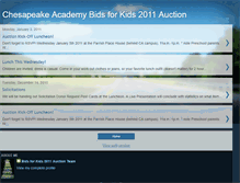 Tablet Screenshot of chesapeakeacademyauction2011.blogspot.com